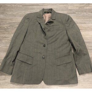 VTG BROOKS‎ BROTHERS Blazer Women's Size 8 Gray Sport Office Jacket USA Wool